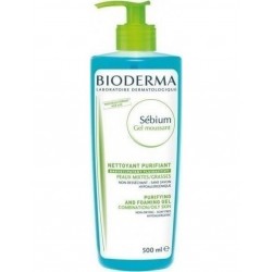 Bioderma Sebium Gel Moussant Απαλό Αφρίζον Τζελ Καθαρισμού για Μικτές & Λιπαρές Επιδερμίδες