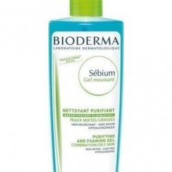 Bioderma Sebium Gel Moussant Απαλό Αφρίζον Τζελ Καθαρισμού για Μικτές & Λιπαρές Επιδερμίδες