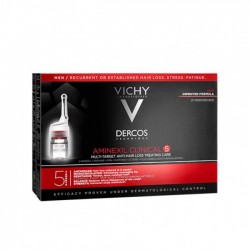 Vichy Dercos Aminexil Clinical 5 Targets Men - 21 Ampoules